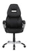 Bruce Adjustable Height Office Chair Black and Silver - Furniture Land (Milwaukee, WI)