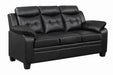 Finley Tufted Upholstered Sofa Black - Furniture Land (Milwaukee, WI)