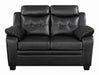 Finley Tufted Upholstered Loveseat Black - Furniture Land (Milwaukee, WI)