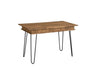 Sheeran Writing Desk with 4 Hidden Storages Rustic Amber - Furniture Land (Milwaukee, WI)