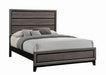 Watson Eastern King & Queen Bed Grey Oak and Black - Furniture Land (Milwaukee, WI)