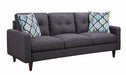 Watsonville Tufted Back Sofa Grey - Furniture Land (Milwaukee, WI)