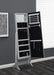 Moore Jewelry Cheval Mirror Silver - Furniture Land (Milwaukee, WI)