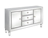 Leticia 3-drawer Accent Cabinet Silver - Furniture Land (Milwaukee, WI)
