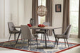Alan Upholstered Dining Chairs Grey (Set of 2) - Furniture Land (Milwaukee, WI)