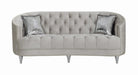 Avonlea Sloped Arm Tufted Sofa Grey - Furniture Land (Milwaukee, WI)
