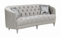 Avonlea Sloped Arm Tufted Sofa Grey - Furniture Land (Milwaukee, WI)
