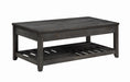 Cliffview Lift Top Coffee Table with Storage Cavities Grey - Furniture Land (Milwaukee, WI)