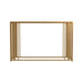 Adri Metal Frame Sofa Table Matte Brass - Furniture Land (Milwaukee, WI)