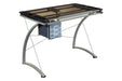 Melo 3-Drawer Drafting Desk Champagne - Furniture Land (Milwaukee, WI)