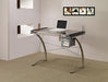 Melo 3-Drawer Drafting Desk Champagne - Furniture Land (Milwaukee, WI)