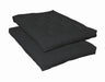 7" Deluxe Futon Pad Black - Furniture Land (Milwaukee, WI)