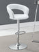 Barraza 29" Adjustable Height Bar Stool Black and Chrome - Furniture Land (Milwaukee, WI)