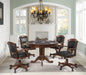 Turk 3-in-1 Round Pedestal Game Table Tobacco - Furniture Land (Milwaukee, WI)