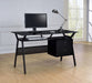 Weaving 2-drawer Computer Desk Black - Furniture Land (Milwaukee, WI)
