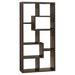 Theo 10-shelf Bookcase Cappuccino - Furniture Land (Milwaukee, WI)