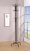 Collier 12-hook Coat Rack Black - Furniture Land (Milwaukee, WI)