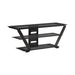 Donlyn 2-tier TV Console Black - Furniture Land (Milwaukee, WI)