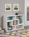 Velma Convertible TV Console and Bookcase White - Furniture Land (Milwaukee, WI)