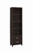 Lewes 2-drawer Media Tower Cappuccino - Furniture Land (Milwaukee, WI)