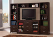 Lewes 2-door TV Stand with Adjustable Shelves Cappuccino - Furniture Land (Milwaukee, WI)