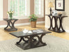 Shelly C-shaped Base End Table Cappuccino - Furniture Land (Milwaukee, WI)