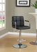 Palomar Adjustable Height Bar Stool Black and Chrome - Furniture Land (Milwaukee, WI)