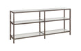 Kate 2-tier Bookcase Black Nickel - Furniture Land (Milwaukee, WI)