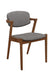 Malone Dining Side Chairs Grey and Dark Walnut (Set of 2) - Furniture Land (Milwaukee, WI)