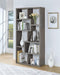 Theo 10-shelf Bookcase Weathered Grey - Furniture Land (Milwaukee, WI)