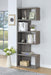 Joey 5-tier Bookcase Weathered Grey - Furniture Land (Milwaukee, WI)
