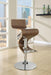 Covina Adjustable Bar Stool Walnut and Chrome - Furniture Land (Milwaukee, WI)