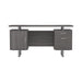 Lawtey Floating Top Office Desk Weathered Grey - Furniture Land (Milwaukee, WI)