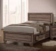 Kauffman California King, E.king, & Queen Panel Bed Washed Taupe - Furniture Land (Milwaukee, WI)
