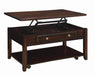 Bradford Rectangular Lift Top Coffee Table Walnut - Furniture Land (Milwaukee, WI)