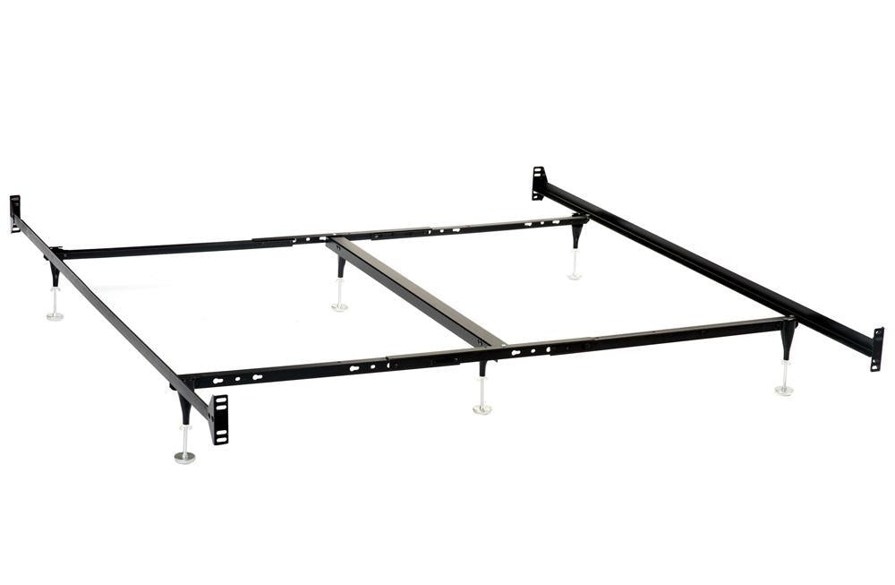 Esme California King, E.King, Queen, Twin Over Full Bed Frame Black - Furniture Land (Milwaukee, WI)