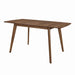 Alfredo Rectangular Dining Table Natural Walnut - Furniture Land (Milwaukee, WI)
