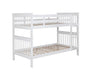 Chapman Twin Over Twin Bunk Bed White - Furniture Land (Milwaukee, WI)