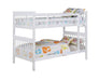 Chapman Twin Over Twin Bunk Bed White - Furniture Land (Milwaukee, WI)