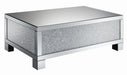 Gillian Rectangular Coffee Table Clear Mirror - Furniture Land (Milwaukee, WI)