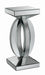 Amalia Square End Table with Lower Shelf Clear Mirror - Furniture Land (Milwaukee, WI)