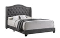 Sonoma Camel Back Queen Bed Grey - Furniture Land (Milwaukee, WI)