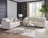 Corliss Upholstered Arched Arms Sofa Beige - Furniture Land (Milwaukee, WI)