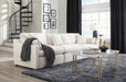 Hobson Cushion Seat Ottoman Off-White - Furniture Land (Milwaukee, WI)