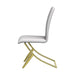 Carmelia Upholstered Side Chairs White (Set of 4) - Furniture Land (Milwaukee, WI)
