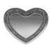 Aiko Heart Shape Wall Mirror Silver - Furniture Land (Milwaukee, WI)