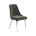 Cabianca Curved Back Side Chairs Grey (Set of 2) - Furniture Land (Milwaukee, WI)