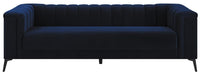 Chalet Tuxedo Arm Sofa Blue - Furniture Land (Milwaukee, WI)