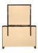 Woodmont Rectangle Dresser Mirror Rustic Golden Brown - Furniture Land (Milwaukee, WI)