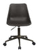Carnell Adjustable Height Office Chair with Casters Brown and Rustic Taupe - Furniture Land (Milwaukee, WI)